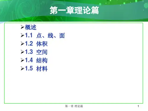 立体构成三维设计基础 第1篇