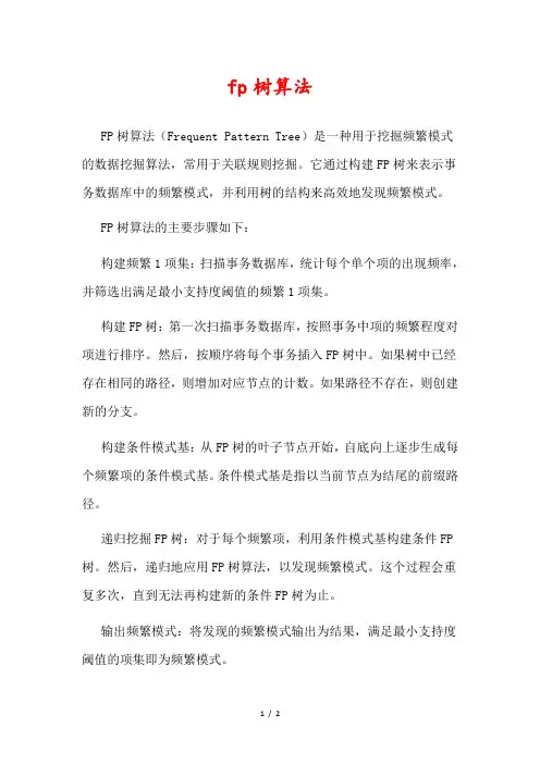 fp树算法