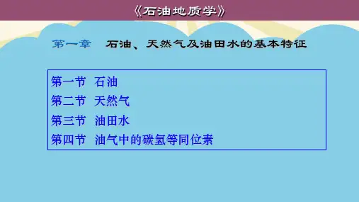 石油天然气地层水.最全PPT
