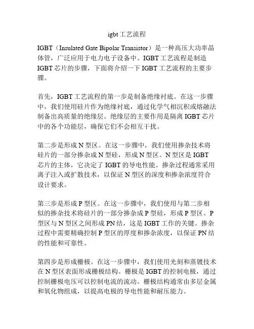 igbt工艺流程