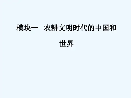 2019年高考历史第二轮专题复习课件：模块一专题二考点2手工业生产—从“工商食官”到资本主义萌芽的产生