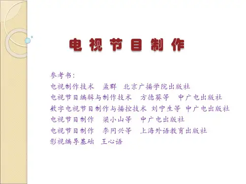 《电视制作概述》PPT课件