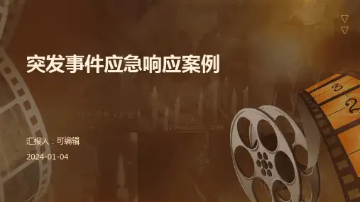 突发事件应急响应案例