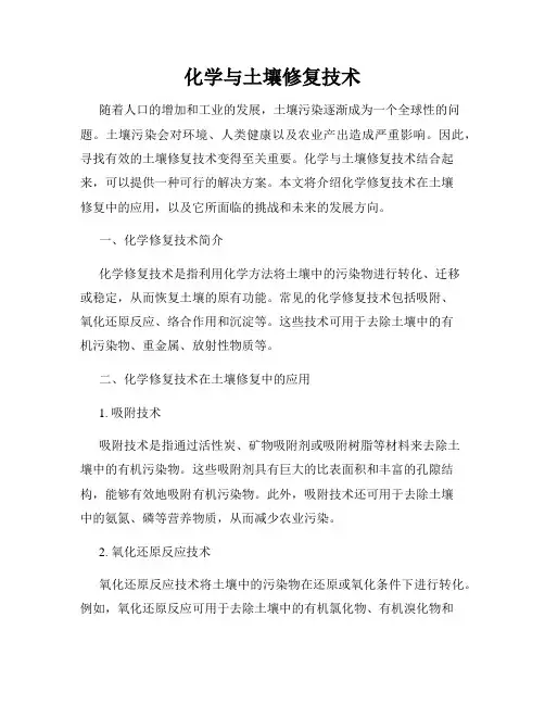 化学与土壤修复技术