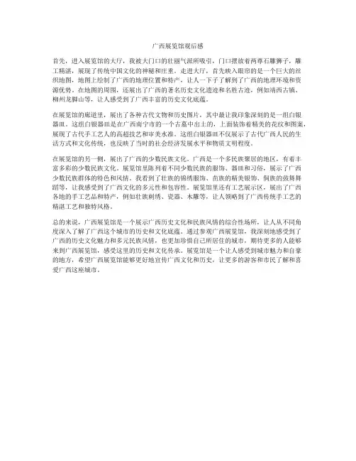 广西展览馆观后感