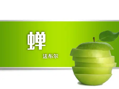 部编版八年级上册 语文 课件 20.蝉 精品PPT(共13张PPT)