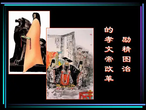 高中历史选修1《北魏孝文帝改革 北魏孝文帝的改革措施》754人教PPT课件
