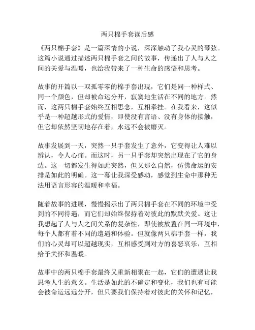 两只棉手套读后感