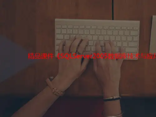 精品课件《SQLServer2005数据库技术与讲义应用》第11章规则