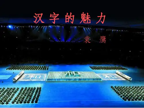 《汉字的魅力》原文