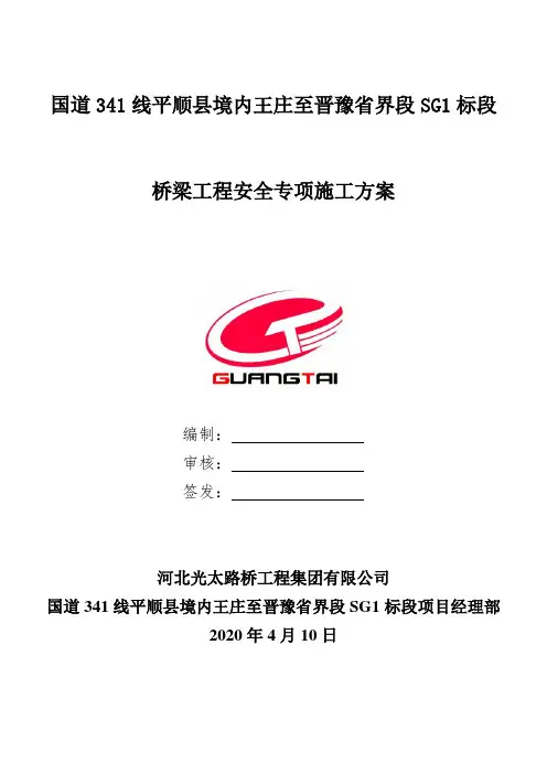 桥梁工程安全专项施工方案