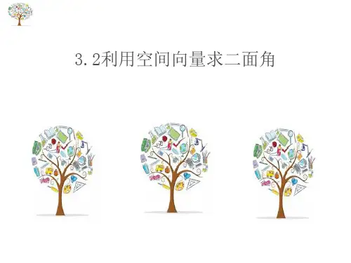 3.2利用空间向量求二面角
