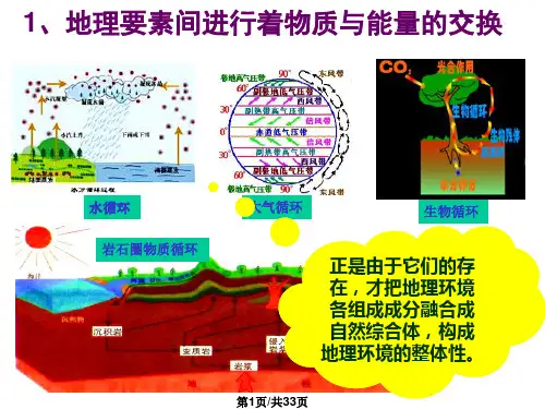 高三地理自然地理环境的整体性复习PPT课件