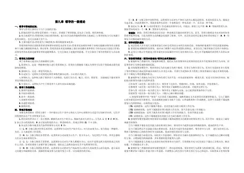2022河南专升本管理学背诵资料(9-16章)