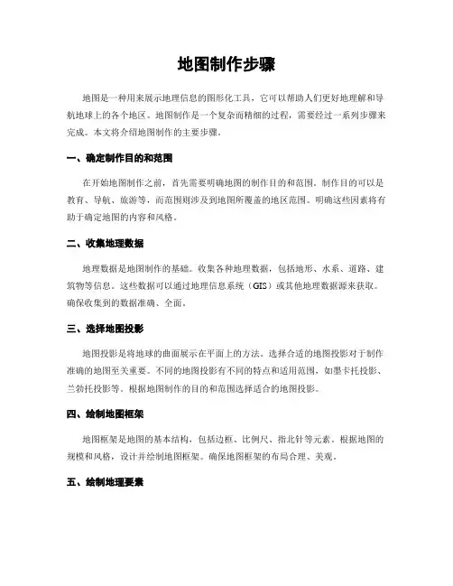 地图制作步骤