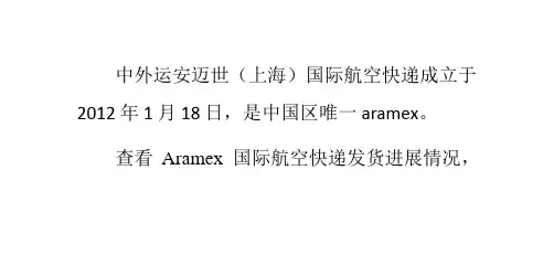 Aramex快递单号查询,官方网站和快递网站查询