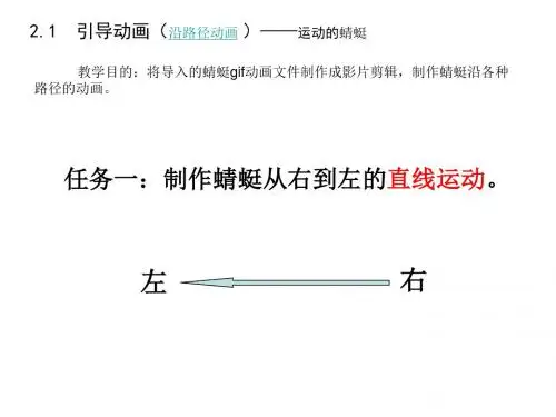引导路径动画(蜻蜓第10次课)
