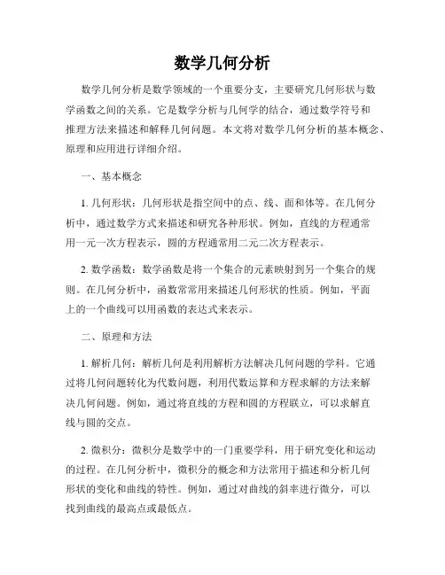 数学几何分析