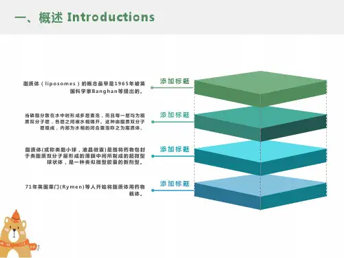 脂质体及其用于药物包装