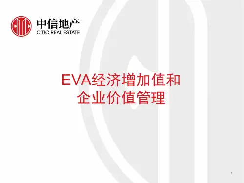 EVA考核指标ppt课件