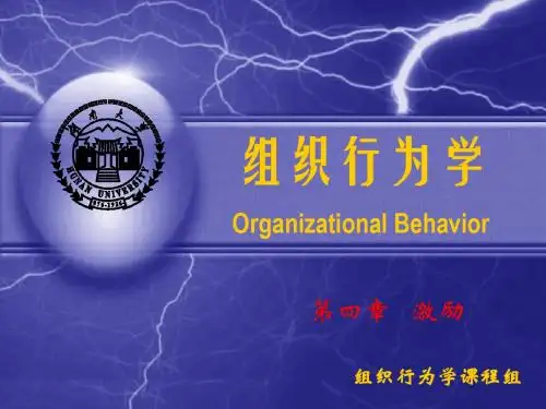 组织行为学章节程组 54页PPT文档