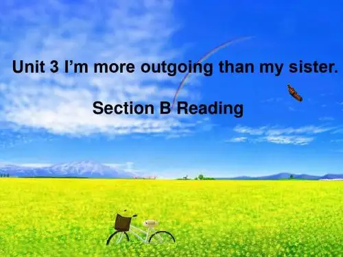 人教版八年级上册英语Unit3_SectionB(2a-2e)优质课课件(共17张PPT)