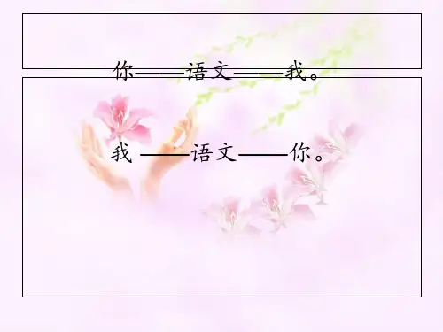 语文的魅力课件 ppt课件
