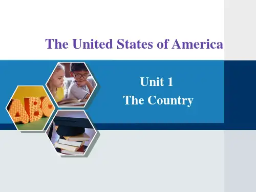 英语国家概况-美国Unit 1 America