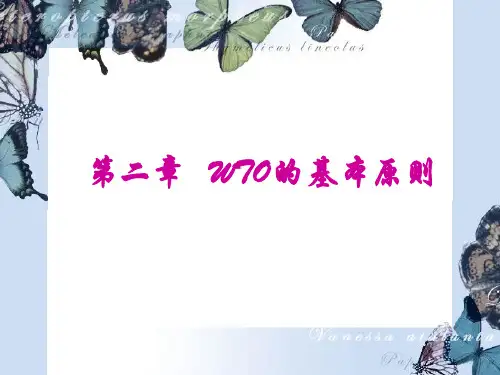 国际贸易政策与WTO规则 第二章