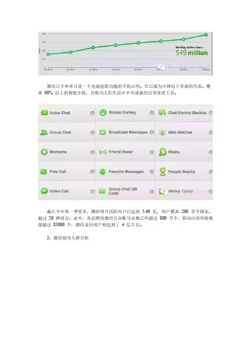 腾讯微信用户大数据统计