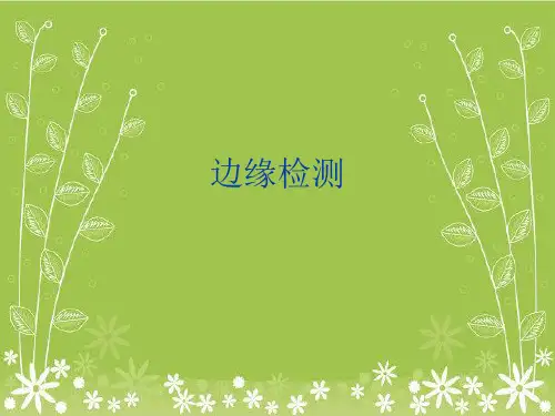 《边缘检测》PPT课件