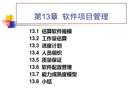第13章-软件项目管理