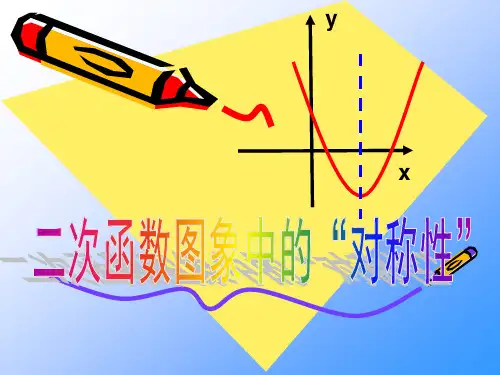 二次函数专项训练——“对称性'
