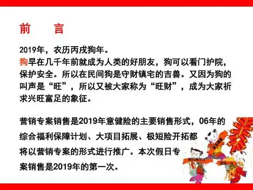 保险营销方案-PPT精品文档