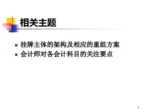 新三板审计需关注的问题hwyl