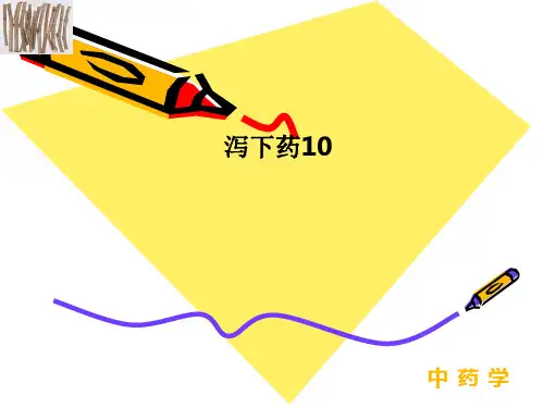 泻下药10 PPT课件