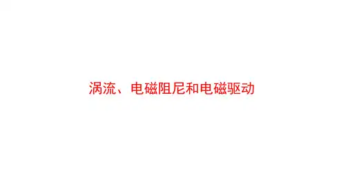涡流、电磁阻尼和电磁驱动 课件