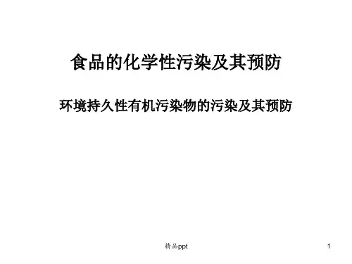 食品的化学性污染及其预防ppt课件