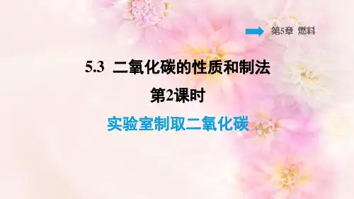  实验室制取二氧化碳教学课件