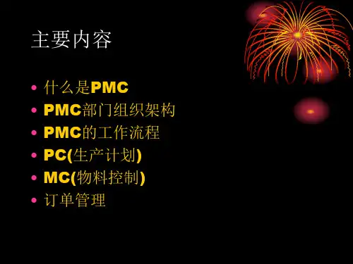 生产计划与物料控和订单管理