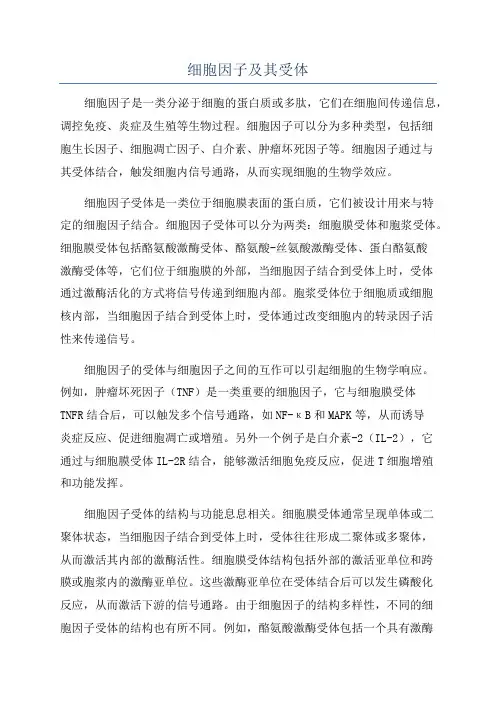细胞因子及其受体