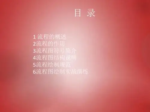标准流程图绘制规范(共33张PPT)
