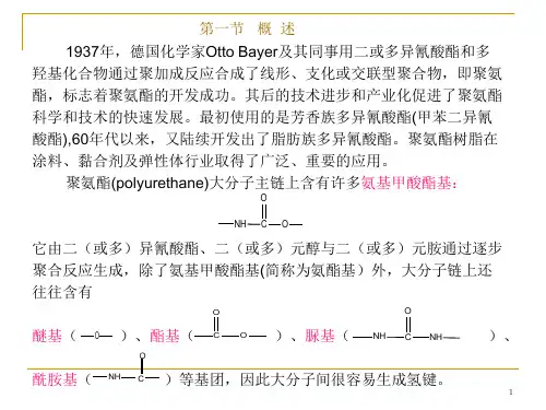 聚氨酯涂料树脂ppt课件