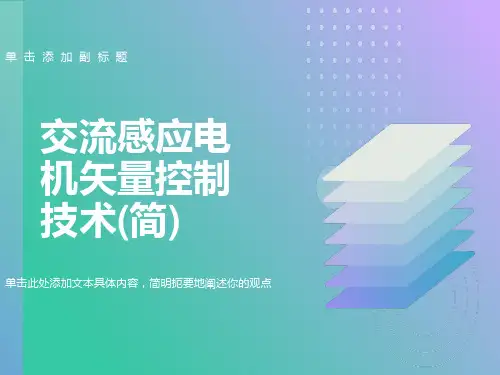 交流感应电机矢量控制技术简