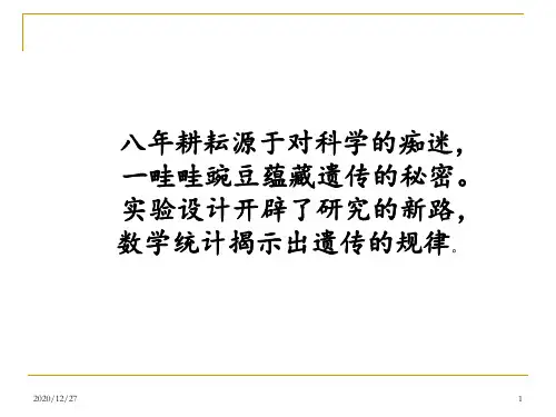 性状分离模拟实验 ppt课件
