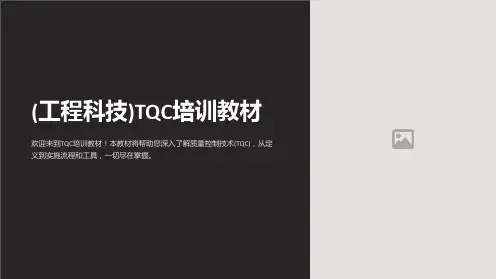 (工程科技)TQC培训教材