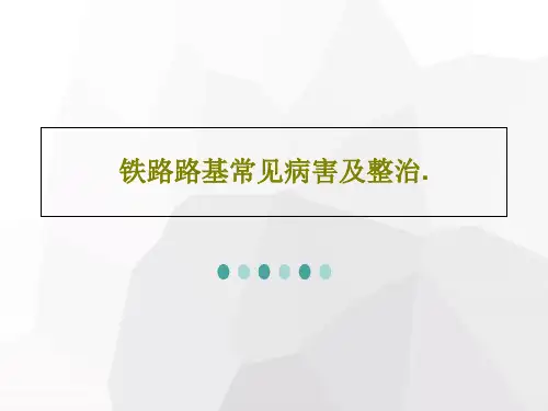 铁路路基常见病害及整治.26页PPT