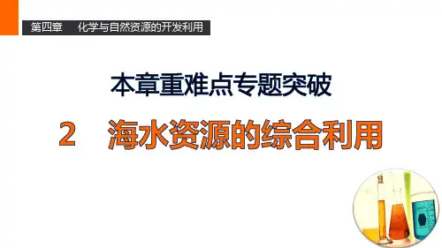海水资源的综合利用