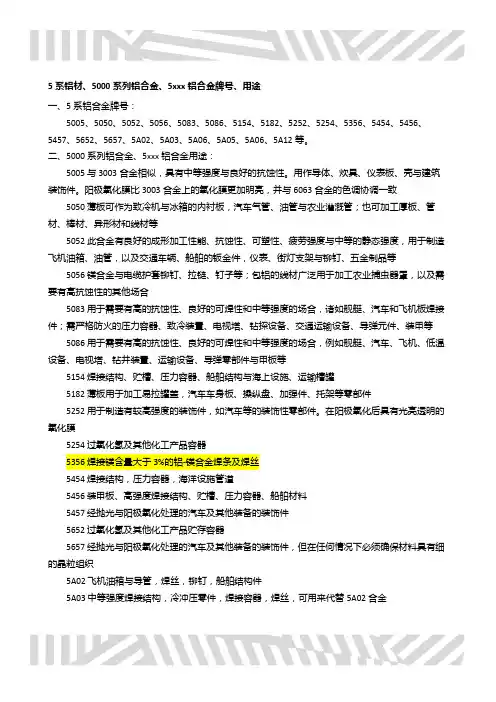 5系铝材