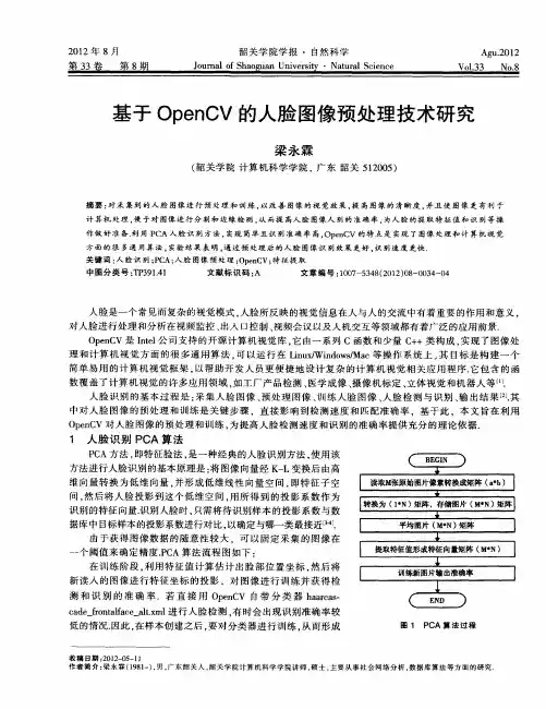 基于OpenCV的人脸图像预处理技术研究